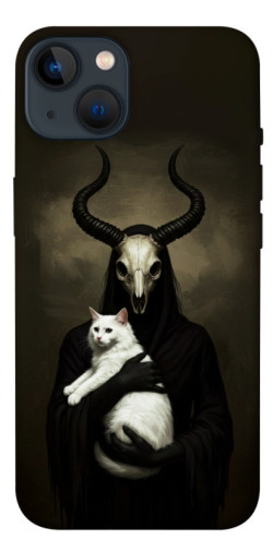 Чехол itsPrint Creature with cat для Apple iPhone 13 (6.1")