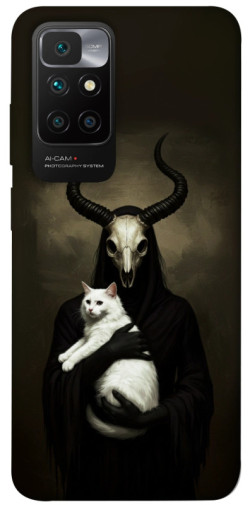 Чохол itsPrint Creature with cat для Xiaomi Redmi 10