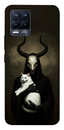 Чехол itsPrint Creature with cat для Realme 8