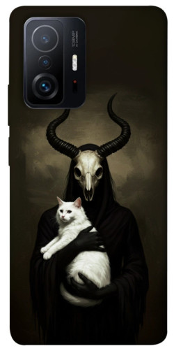 Чохол itsPrint Creature with cat для Xiaomi 11T / 11T Pro