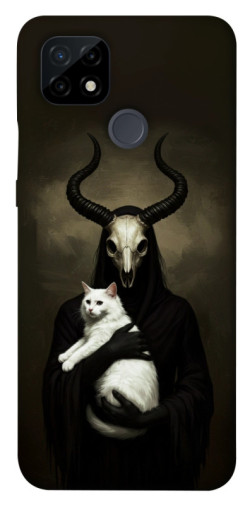 Чехол itsPrint Creature with cat для Realme C21