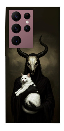 Чохол itsPrint Creature with cat для Samsung Galaxy S22 Ultra