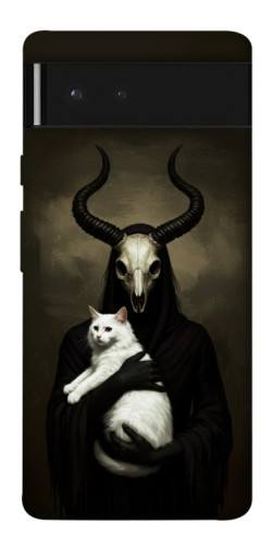 Чохол itsPrint Creature with cat для Google Pixel 6