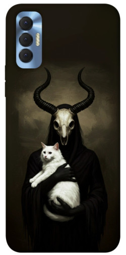 Чехол itsPrint Creature with cat для TECNO Spark 8P