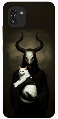 Чохол itsPrint Creature with cat для Samsung Galaxy A03