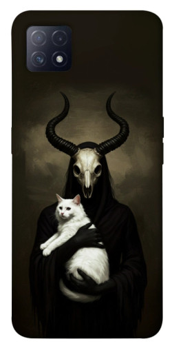 Чохол itsPrint Creature with cat для Oppo A72 5G / A73 5G