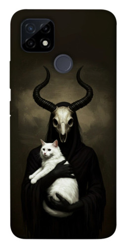 Чехол itsPrint Creature with cat для Realme C12