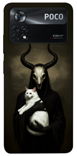Чохол itsPrint Creature with cat для Xiaomi Poco X4 Pro 5G
