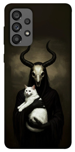 Чохол itsPrint Creature with cat для Samsung Galaxy A73 5G