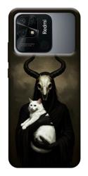 Чехол itsPrint Creature with cat для Xiaomi Redmi 10C