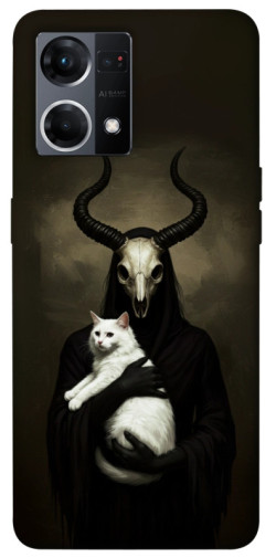 Чохол itsPrint Creature with cat для Oppo Reno 7 4G