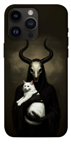 Чехол itsPrint Creature with cat для Apple iPhone 14 Pro Max (6.7")