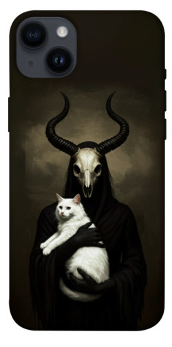 Чехол itsPrint Creature with cat для Apple iPhone 14 Plus (6.7")