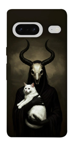 Чохол itsPrint Creature with cat для Google Pixel 7