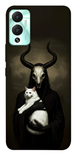 Чохол itsPrint Creature with cat для Infinix Hot 12 Play