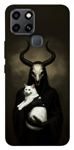 Чохол itsPrint Creature with cat для Infinix Smart 6