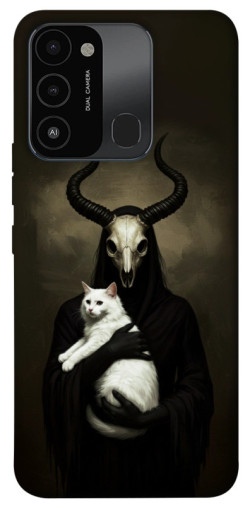 Чохол itsPrint Creature with cat для Tecno Spark Go 2022 (KG5m)