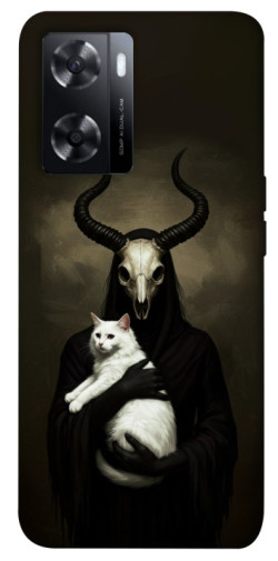 Чохол itsPrint Creature with cat для Oppo A57s