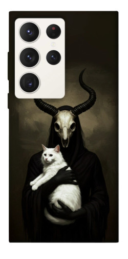 Чехол itsPrint Creature with cat для Samsung Galaxy S23 Ultra