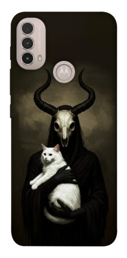 Чохол itsPrint Creature with cat для Motorola Moto E40