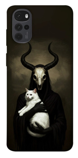 Чохол itsPrint Creature with cat для Motorola Moto G22