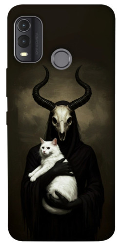 Чохол itsPrint Creature with cat для Nokia G11 Plus