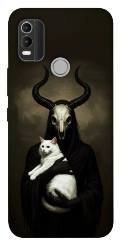 Чохол itsPrint Creature with cat для Nokia C21 Plus