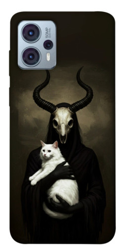 Чохол itsPrint Creature with cat для Motorola Moto G23