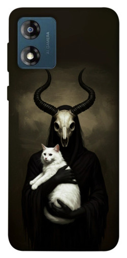 Чохол itsPrint Creature with cat для Motorola Moto E13