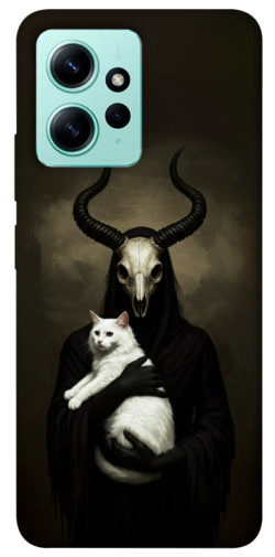 Чехол itsPrint Creature with cat для Xiaomi Redmi Note 12 4G