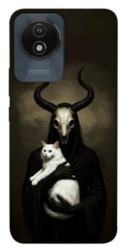 Чехол itsPrint Creature with cat для Vivo Y02