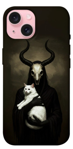 Чохол itsPrint Creature with cat для Apple iPhone 15 (6.1")