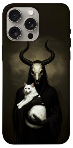 Чохол itsPrint Creature with cat для Apple iPhone 15 Pro Max (6.7")