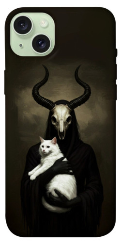 Чохол itsPrint Creature with cat для Apple iPhone 15 Plus (6.7")