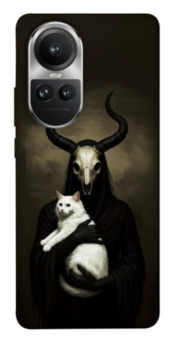 Чохол itsPrint Creature with cat для Oppo Reno 10