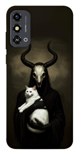 Чехол itsPrint Creature with cat для ZTE Blade A53