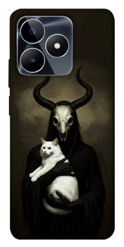 Чехол itsPrint Creature with cat для Realme C53