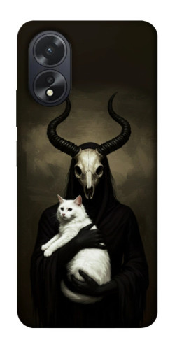 Чохол itsPrint Creature with cat для Oppo A38