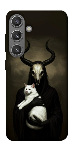 Чехол itsPrint Creature with cat для Samsung Galaxy S24+