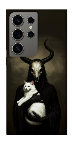 Чехол itsPrint Creature with cat для Samsung Galaxy S24 Ultra