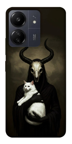 Чехол itsPrint Creature with cat для Xiaomi Redmi 13C