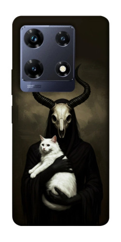 Чохол itsPrint Creature with cat для Infinix Note 30 Pro