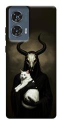 Чехол itsPrint Creature with cat для Motorola Edge 50 Fusion