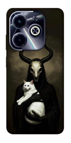 Чохол itsPrint Creature with cat для Infinix Hot 40i