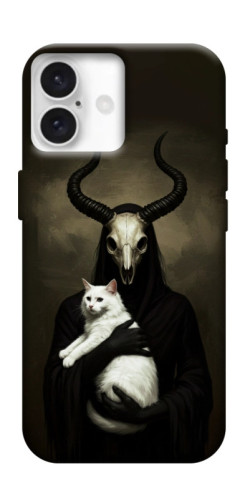 Чохол itsPrint Creature with cat для Apple iPhone 16 Plus (6.7")