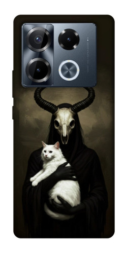 Чохол itsPrint Creature with cat для Infinix Note 40 Pro 4G