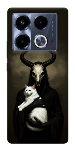 Чохол itsPrint Creature with cat для Infinix Note 40 4G