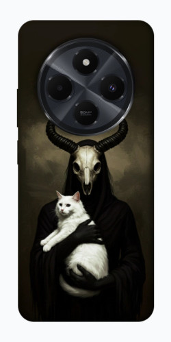 Чехол itsPrint Creature with cat для Xiaomi Redmi 14C / Poco C75