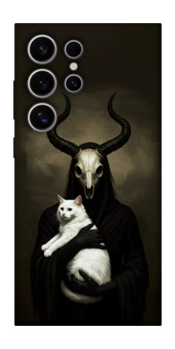 Чехол itsPrint Creature with cat для Samsung Galaxy S25 Ultra