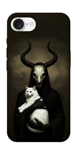 Чехол itsPrint Creature with cat для Apple iPhone 16e (6.1")